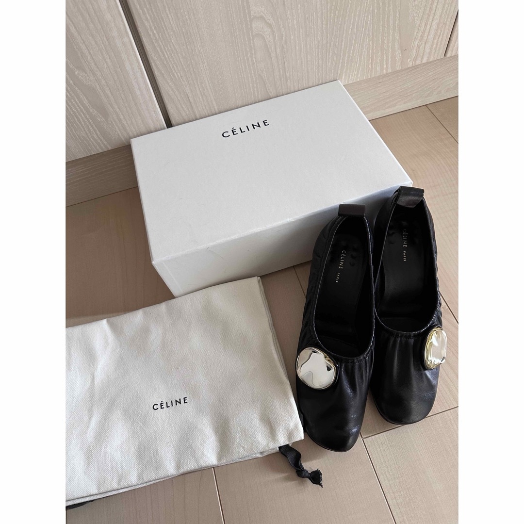 CELINE フィービーファイロ セリーヌ バレリーナ ブラック 35.5