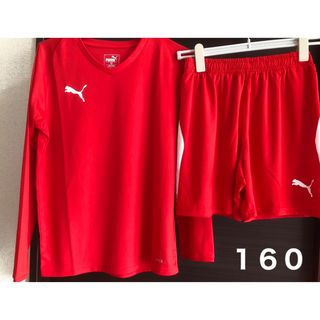 プーマ(PUMA)のPUMA 　長袖ゲームシャツ＆ショートパンツ❣️１６０サイズ❣️(ウェア)