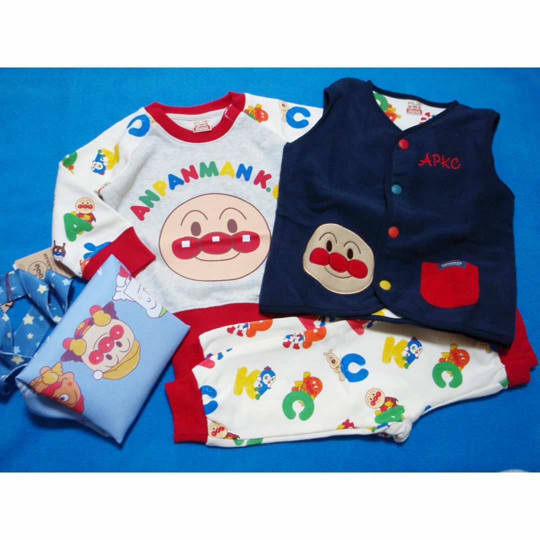 ANPANMAN KIDS COLLECTION - 新品　90cm　アンパンマンキッズコレクション　おやすみパック　男の子