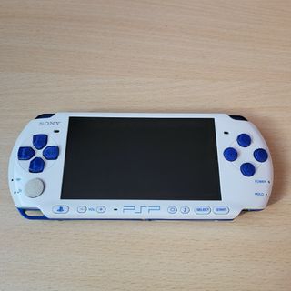 プレイステーションポータブル(PlayStation Portable)のPSP-3000 白青 ジャンク(携帯用ゲーム機本体)