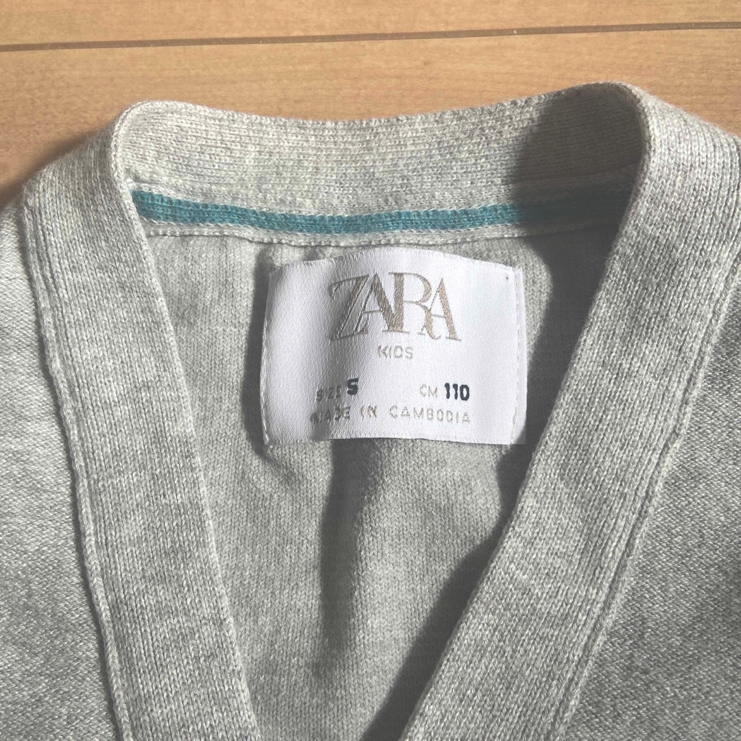 ZARA KIDS(ザラキッズ)のZARA キッズ　カーディガン キッズ/ベビー/マタニティのキッズ服男の子用(90cm~)(カーディガン)の商品写真