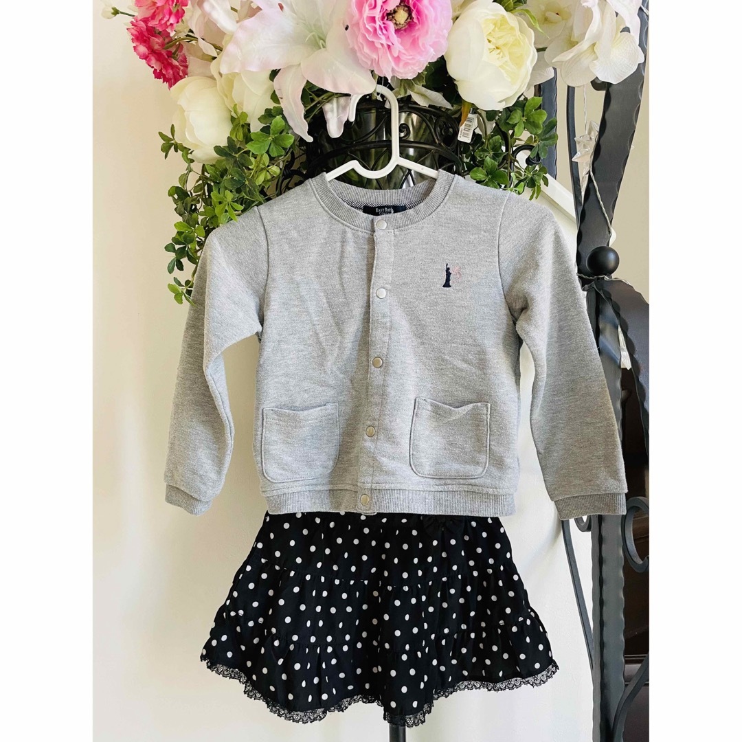 EASTBOY(イーストボーイ)のイーストボーイ　EASTBOY 3点セット　110㎝ キッズ/ベビー/マタニティのキッズ服女の子用(90cm~)(カーディガン)の商品写真