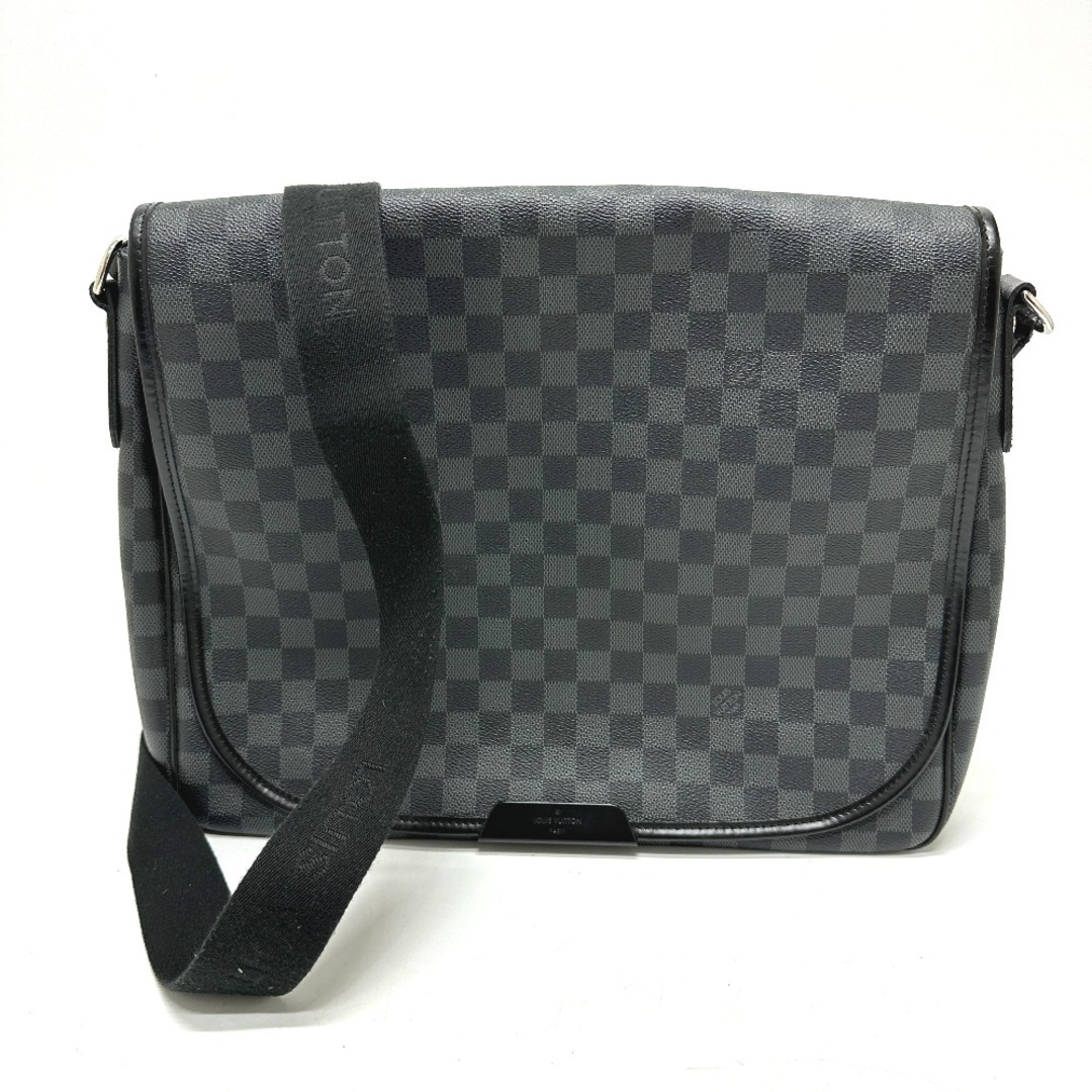 ルイヴィトン LOUIS VUITTON ダニエルGM　 N58033 ダミエグラフィット フラップ カバン メッセンジャーバッグ 斜め掛け ショルダーバッグ ダミエグラフィットキャンバス ブラック