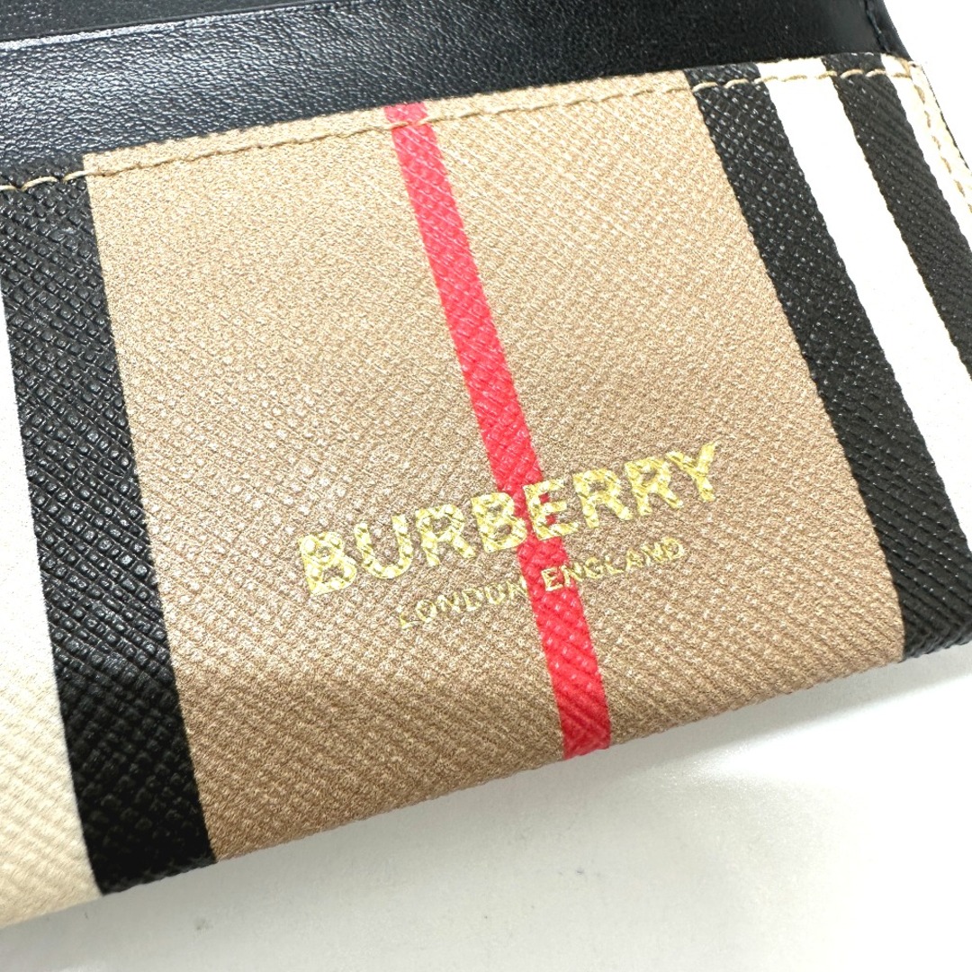 BURBERRY - バーバリー BURBERRY チェック ロゴ 名刺入れ パス BURBERRY - バーバリー BURBERRY チェック ロゴ 名刺入れ パス