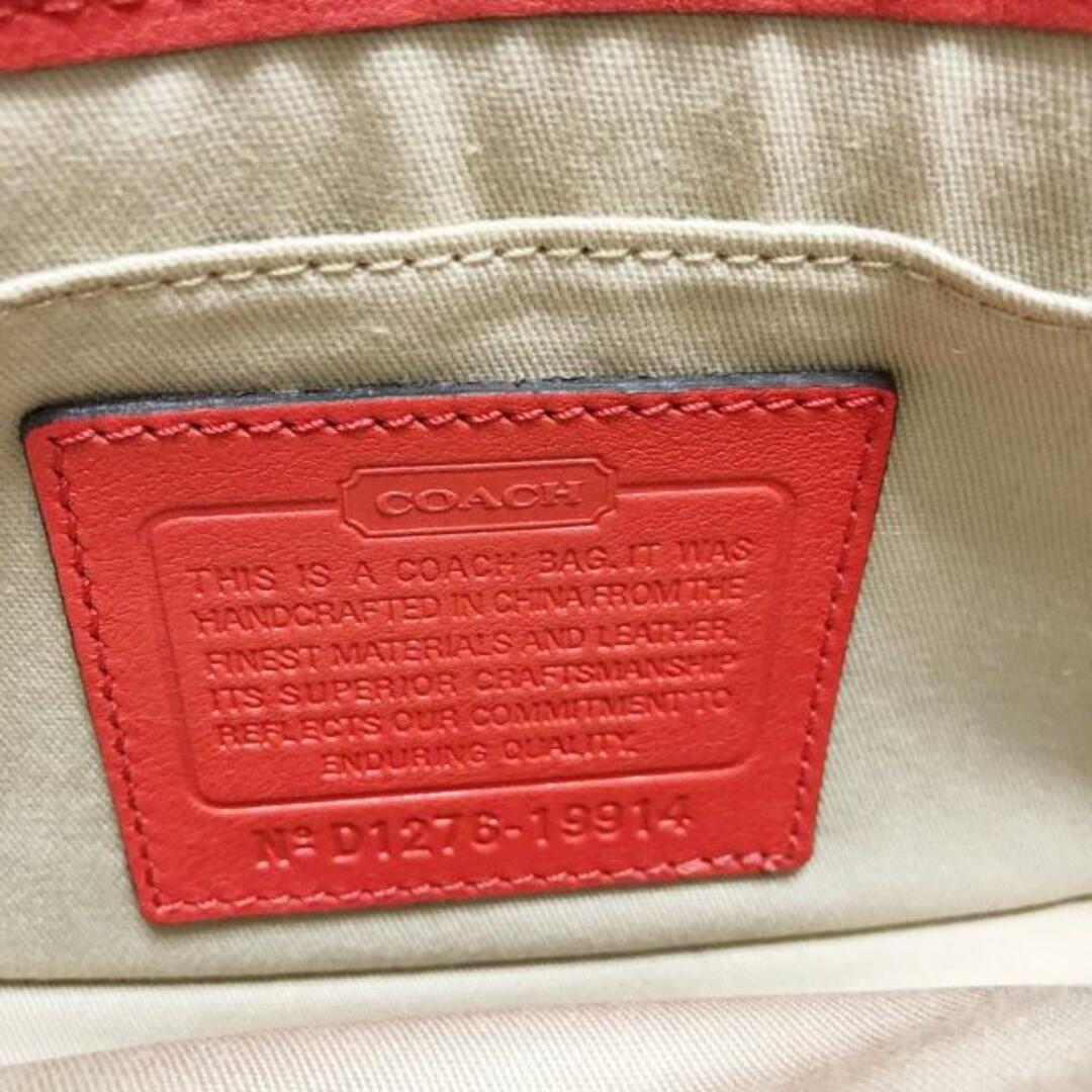 COACH - コーチ ショルダーバッグ 19914 レッドの通販 by ブランディア