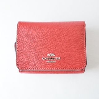 超最新作‼︎新品 COACH コーチ 折り財布 トゥルーレッド