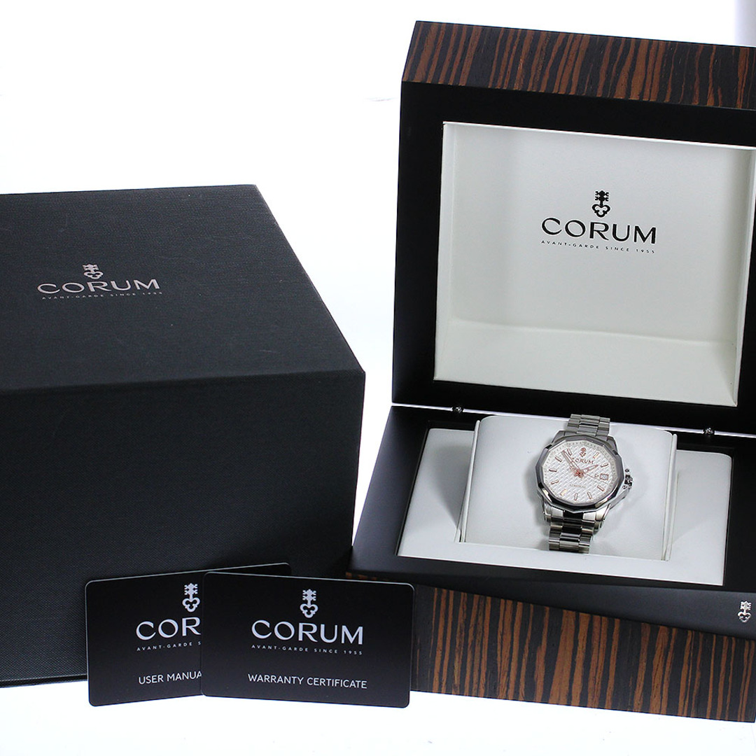 CORUM(コルム)のコルム CORUM 082.202.04/V800 AA25 アドミラル 38 デイト 自動巻き メンズ 極美品 箱・保証書付き_780568 メンズの時計(腕時計(アナログ))の商品写真