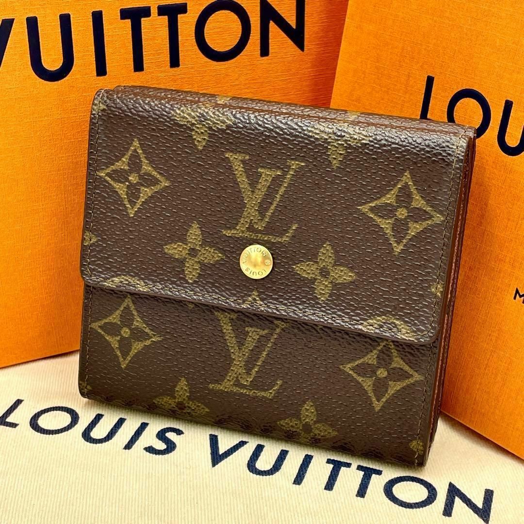 格安ショップ LOUIS VUITTON 折財布 モノグラム ポルトモネ ビエ