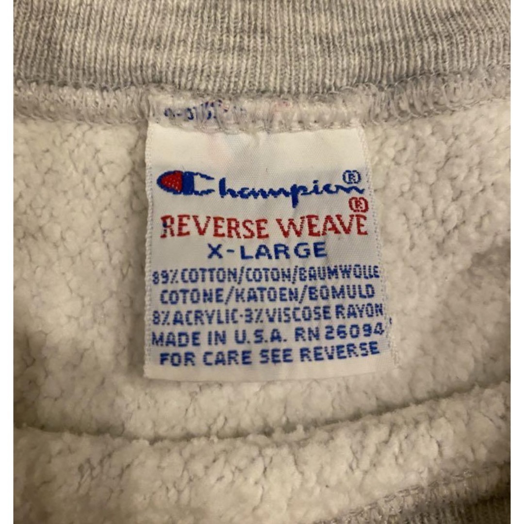 Champion(チャンピオン)の【リバースウィーブ】チャンピオン champion スウェット XL 古着 メンズのトップス(スウェット)の商品写真