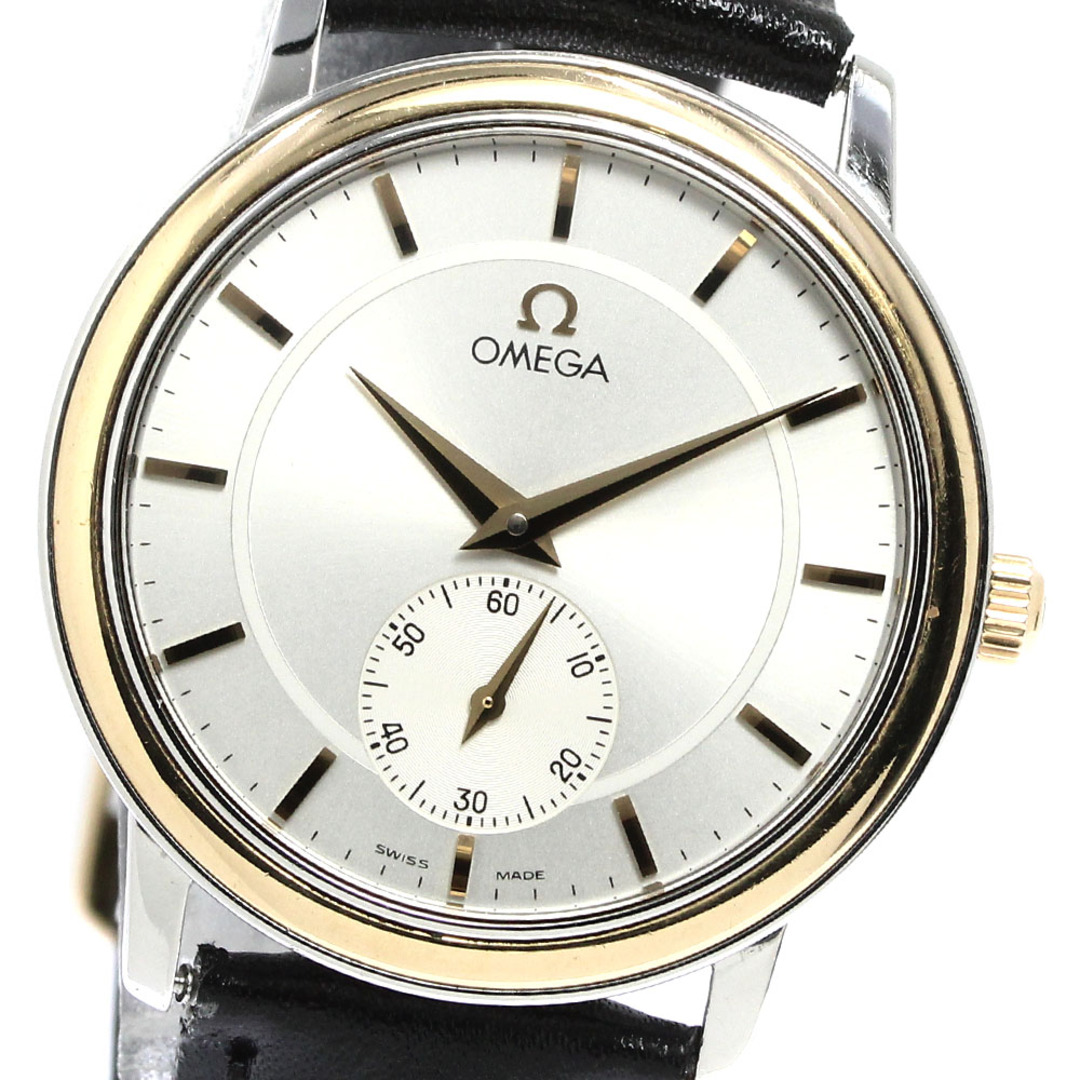 OMEGA デビル プレステージ スモールセコンド メンズ 腕時計 手巻き SS