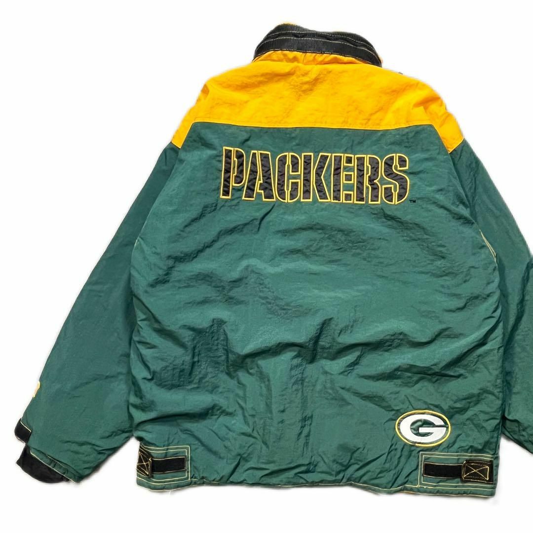 NFL】GREEN BAY PACKERS 中綿ナイロンジャケット 90s 直営店に限定