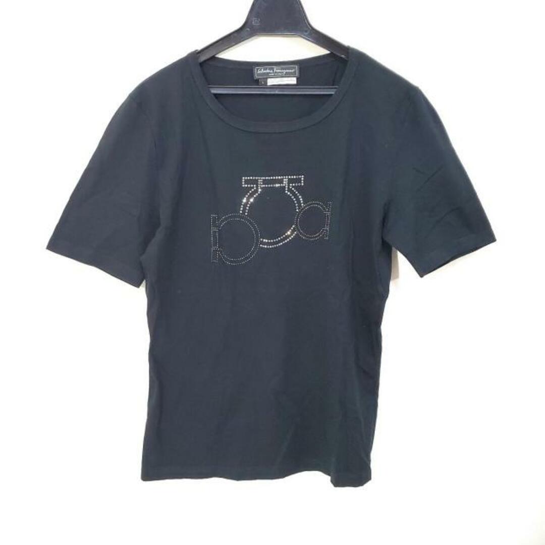 Ferragamo フェラガモ Tシャツ 半袖 ブラック L