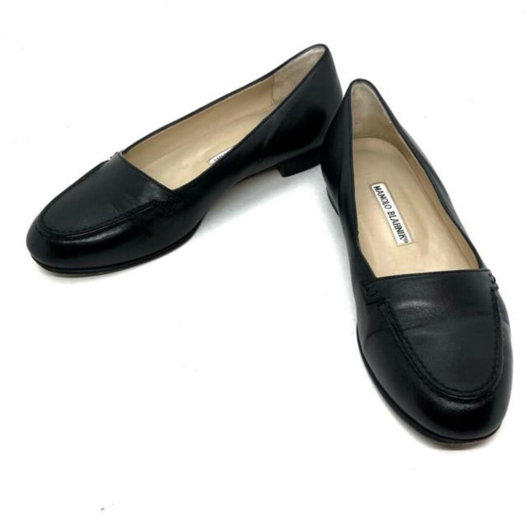 MANOLO BLAHNIK - マノロブラニク フラットシューズ 36 - 黒の通販 by
