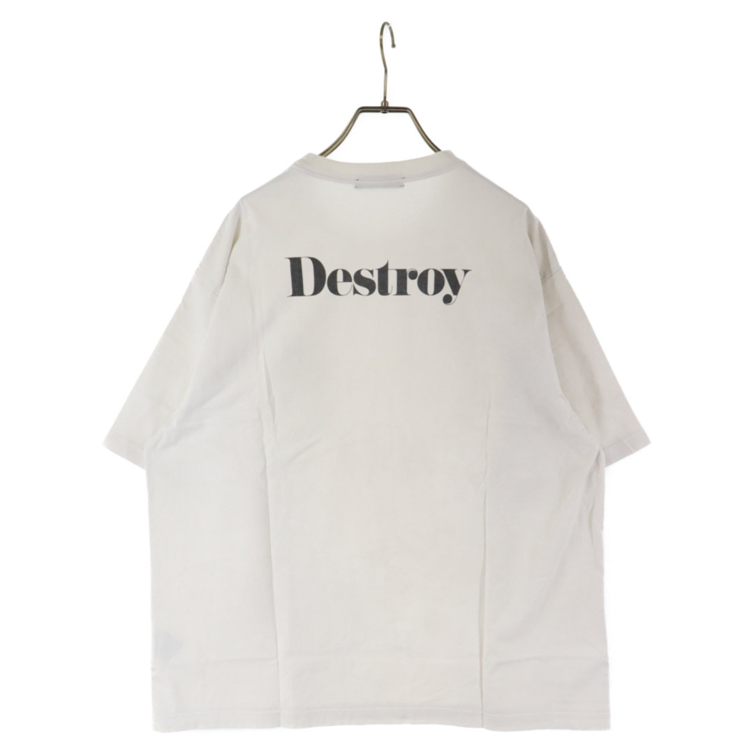 UNDERCOVER(アンダーカバー)のUNDERCOVER アンダーカバー 21SS Destroy Print T-Shirt デストロイ プリント半袖Tシャツカットソー ホワイト UC1A4801 メンズのトップス(Tシャツ/カットソー(半袖/袖なし))の商品写真