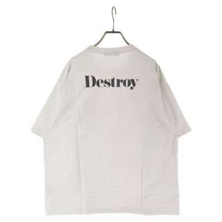 アンダーカバー(UNDERCOVER)のUNDERCOVER アンダーカバー 21SS Destroy Print T-Shirt デストロイ プリント半袖Tシャツカットソー ホワイト UC1A4801(Tシャツ/カットソー(半袖/袖なし))