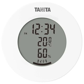 タニタ(TANITA)のタニタ デジタルサークルクロック温湿度計 時計 温度 湿度 卓上 マグネット(置時計)