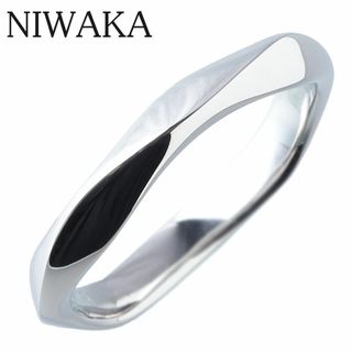 ニワカ(俄)の俄 ダイヤ リング 由良 14.5号PT950 箱 ニワカ NIWAKA【14343】(リング(指輪))