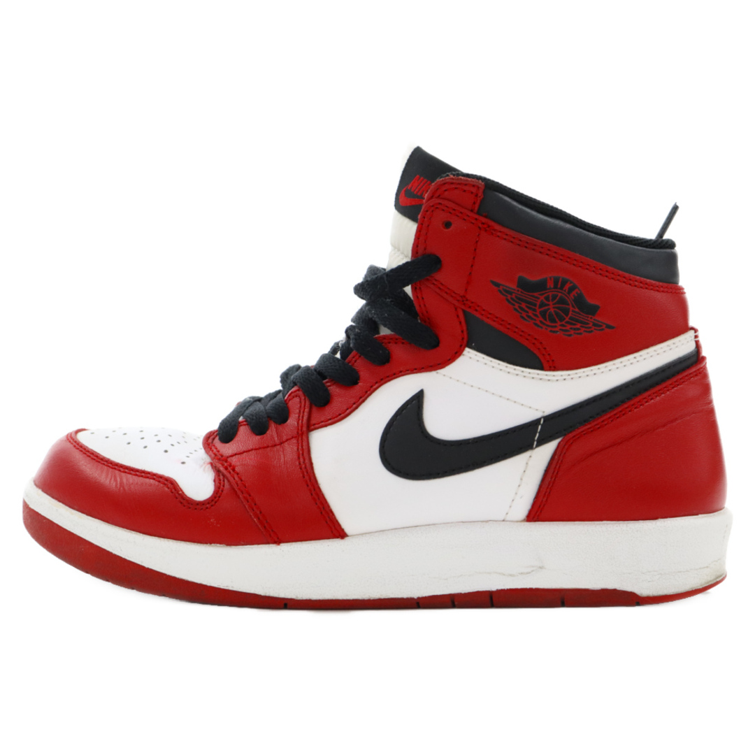 268センチワイズNIKE ナイキ AIR JORDAN 1 HIGH THE RETURN BG 768862-601 エアジョーダン 1 ハイザリターン ハイカットスニーカー ホワイト/レッド US6.5Y/24.5cm