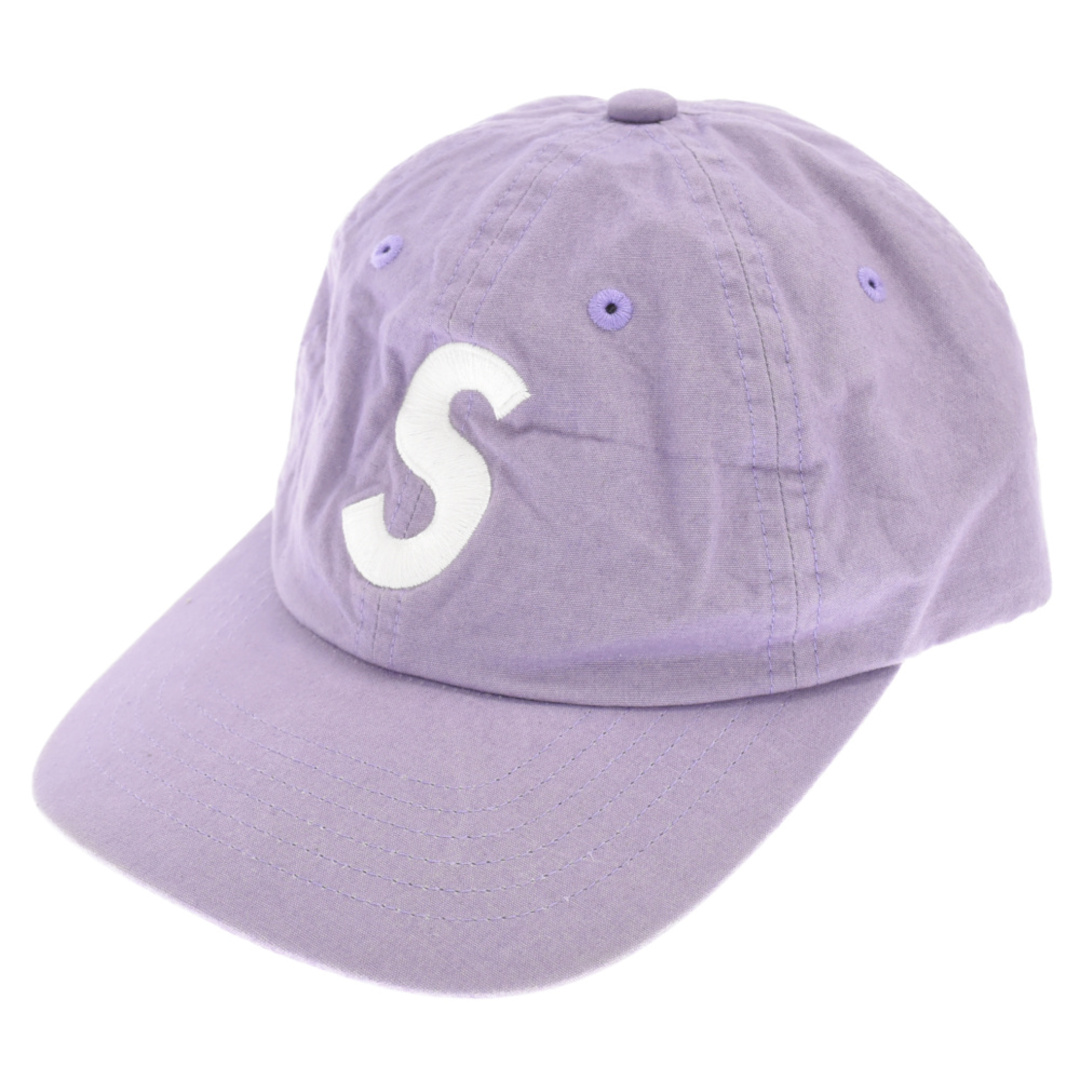 SUPREMEシュプリーム S LOGO 6-PANELキャップ パープル