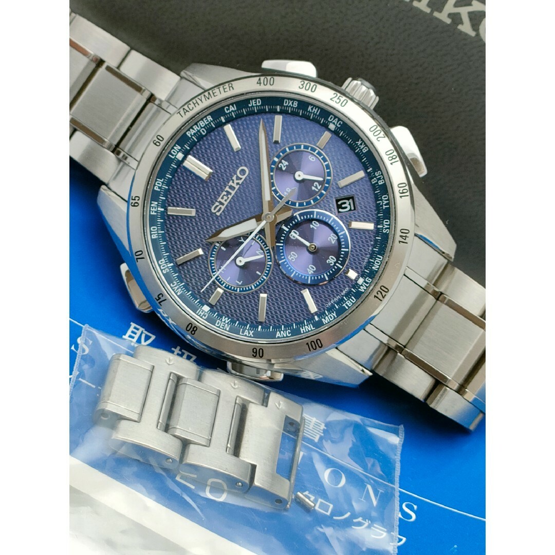 美品 SEIKO セイコー BRIGHT ブライツ 電波ソーラー