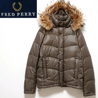 FRED PERRY フレッドペリー ダウンジャケット アウター リアルファー