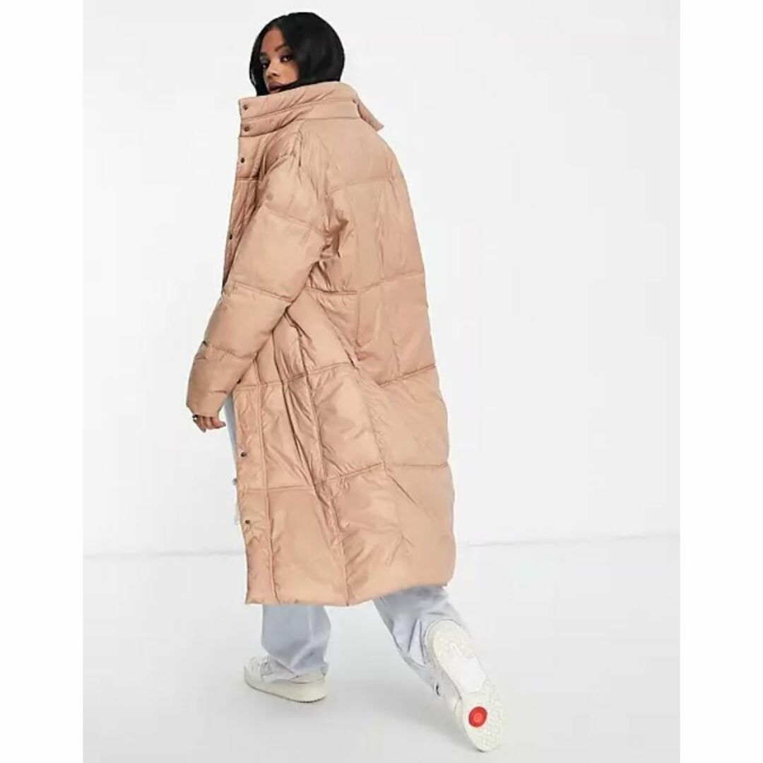 asos - QED LONDON マキシ ロング パフ 中綿 コート ジャケット 1.9万