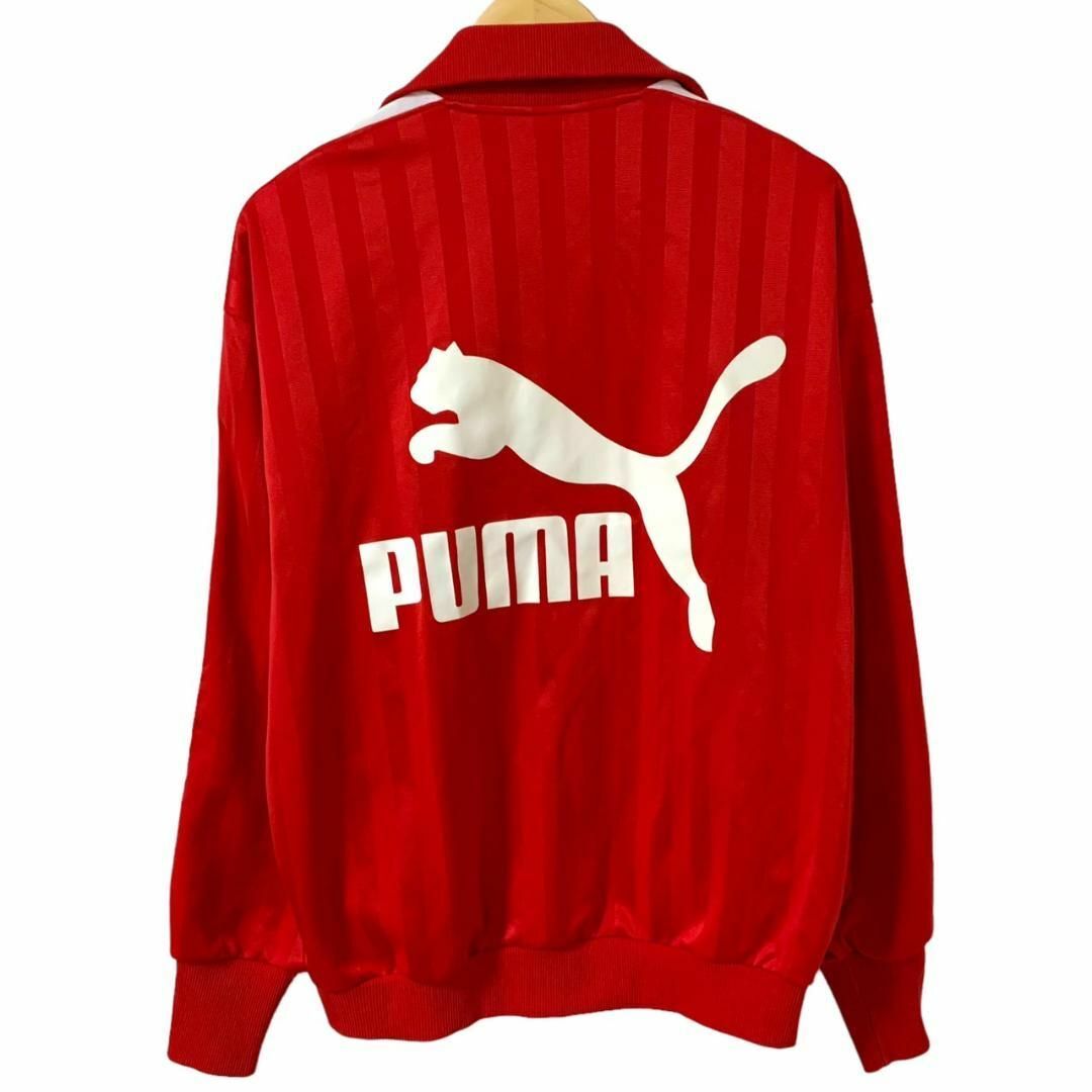 PUMA(プーマ)のPUMA プーマ トラックジャケット ジャージ上 レッド メンズ スポーツウェア メンズのトップス(ジャージ)の商品写真
