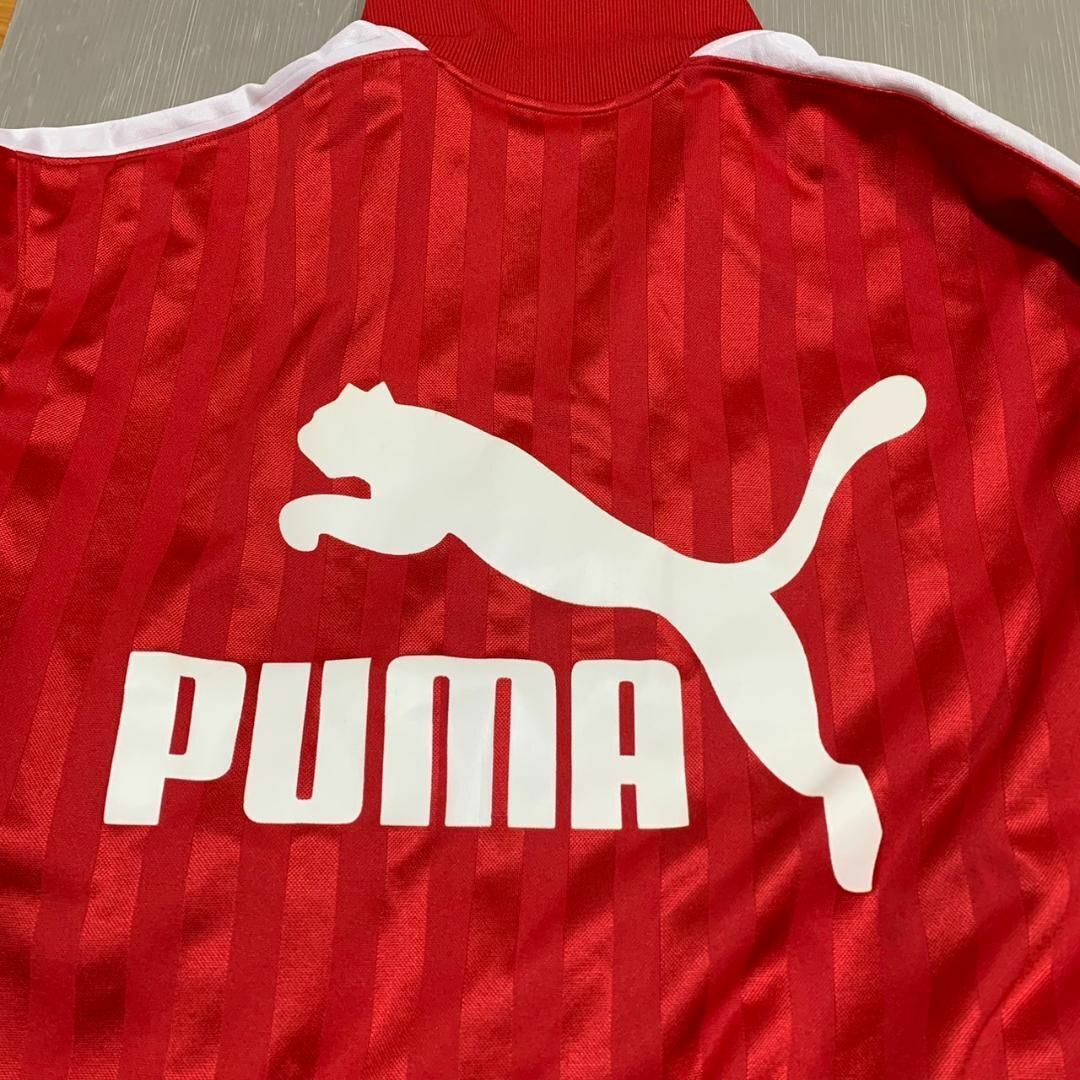 PUMA(プーマ)のPUMA プーマ トラックジャケット ジャージ上 レッド メンズ スポーツウェア メンズのトップス(ジャージ)の商品写真