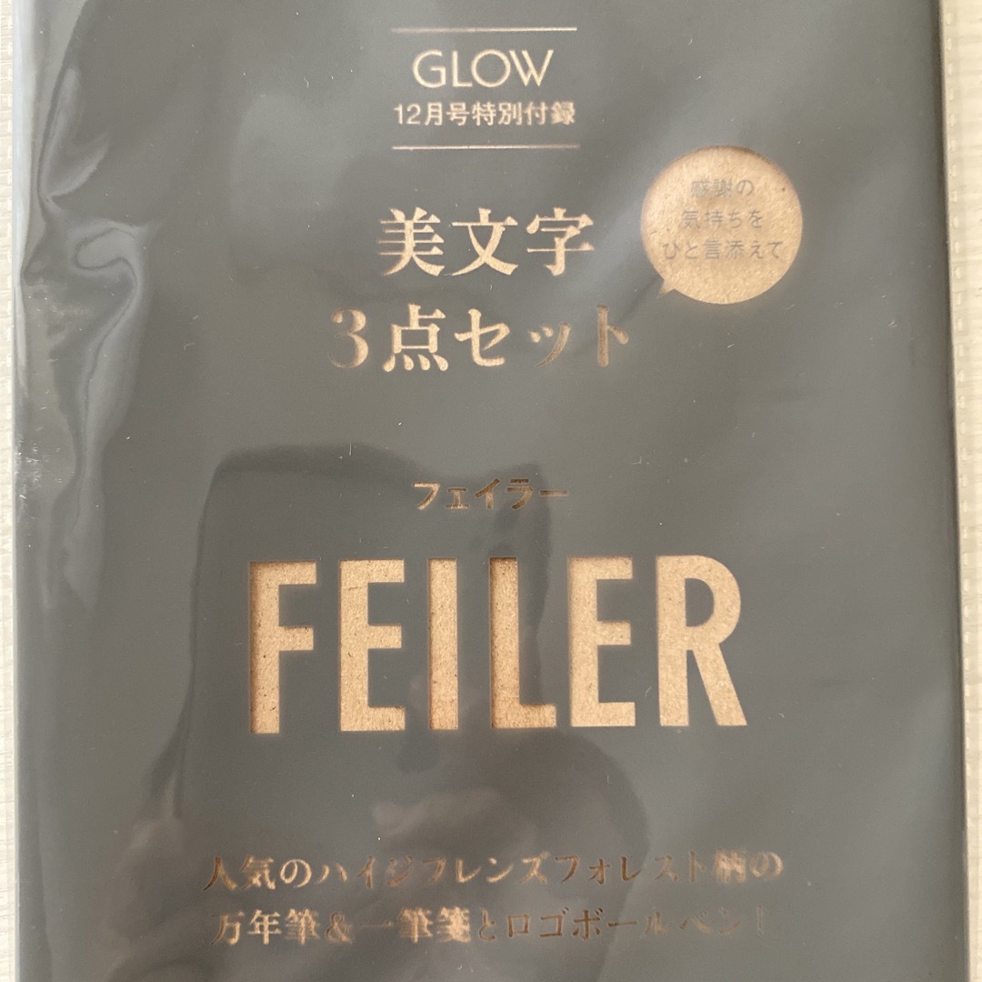 FEILER(フェイラー)のFEILER フェイラー 雑誌 付録 ♡ 美文字3点セット  エンタメ/ホビーの雑誌(その他)の商品写真