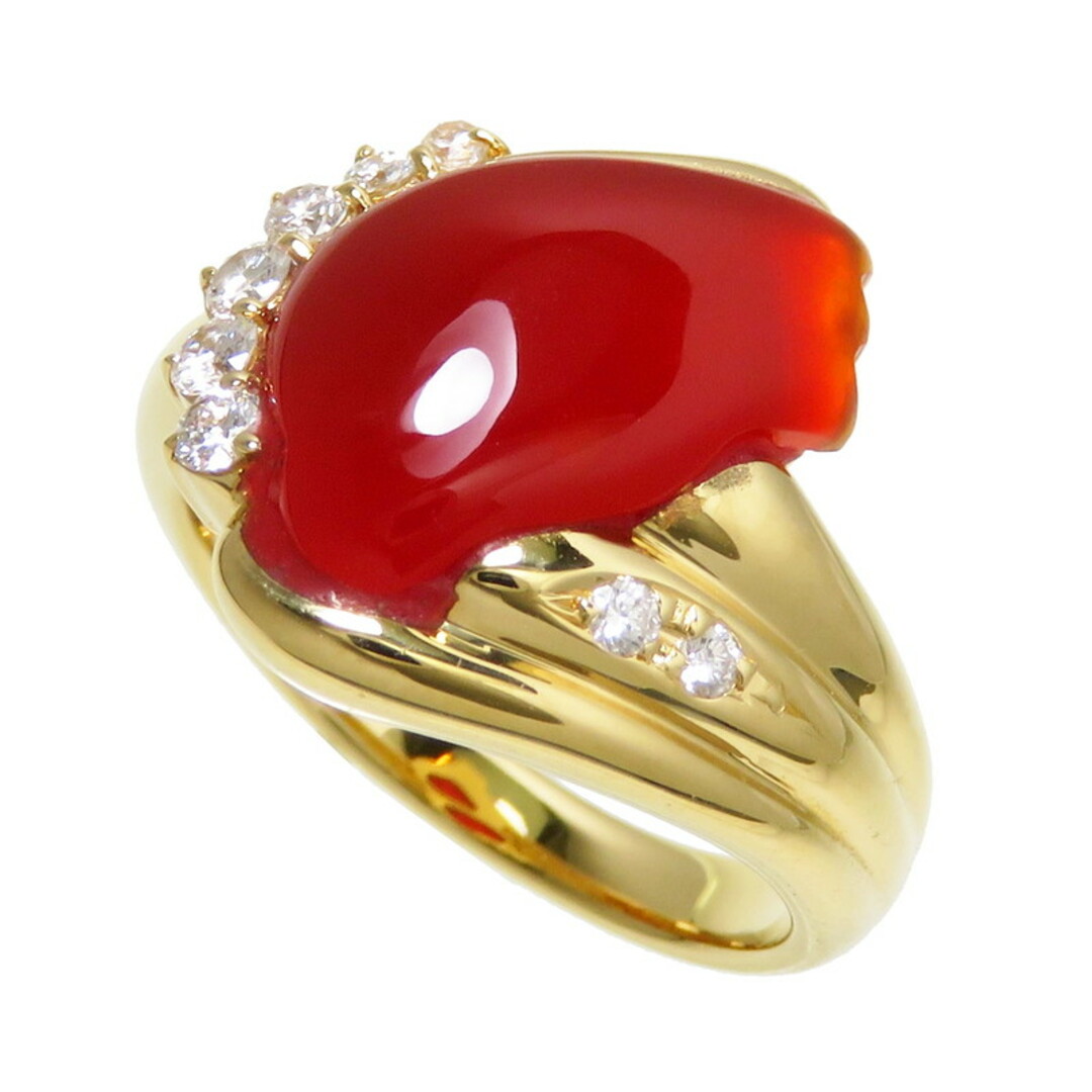 リング(指輪)リング・指輪  K18 赤瑪瑙