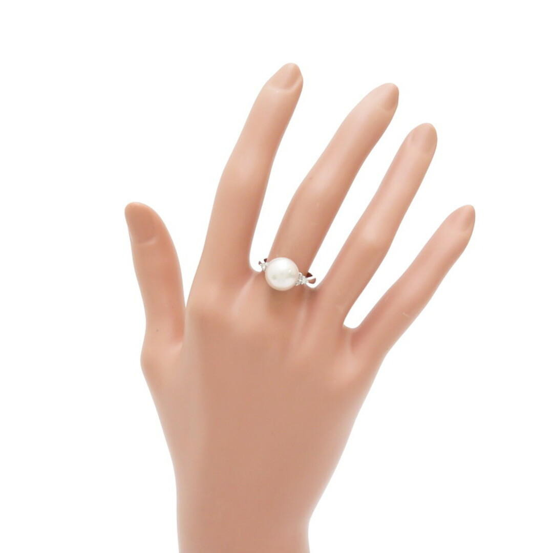 リング・指輪  K18WG アコヤ真珠 10.0mm レディースのアクセサリー(リング(指輪))の商品写真