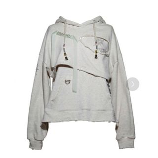 rurumu: bind rune layered hoodie(パーカー)