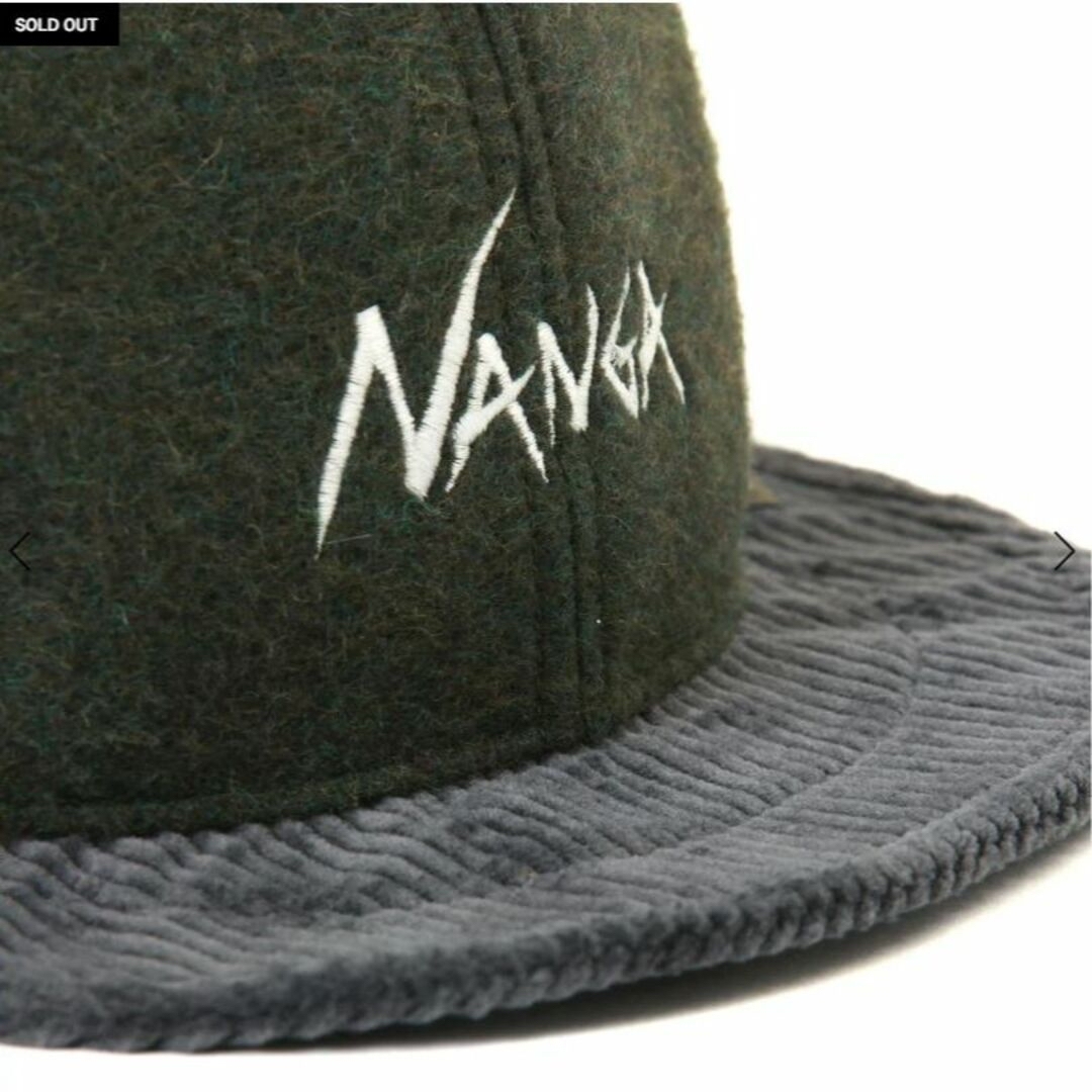 NANGA - NANGA x clef CORAL FLEECE WIRED B.CAP 緑の通販 by NANGA - NANGA x clef CORAL FLEECE WIRED B.CAP 緑の通販 by