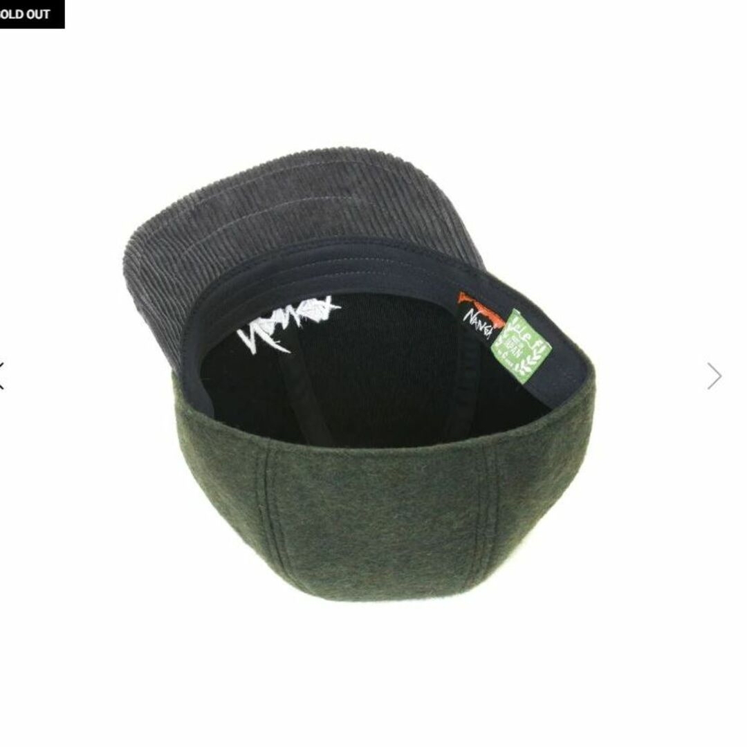 NANGA - NANGA x clef CORAL FLEECE WIRED B.CAP 緑の通販 by NANGA - NANGA x clef CORAL FLEECE WIRED B.CAP 緑の通販 by