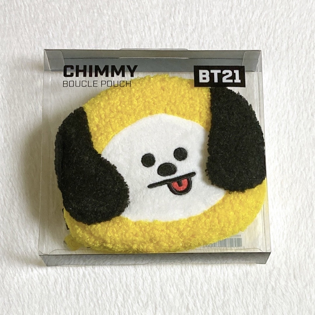 BT21もこもこポーチ、ぬいぐるみバッチ、オリジナルキーホルダー3点セット