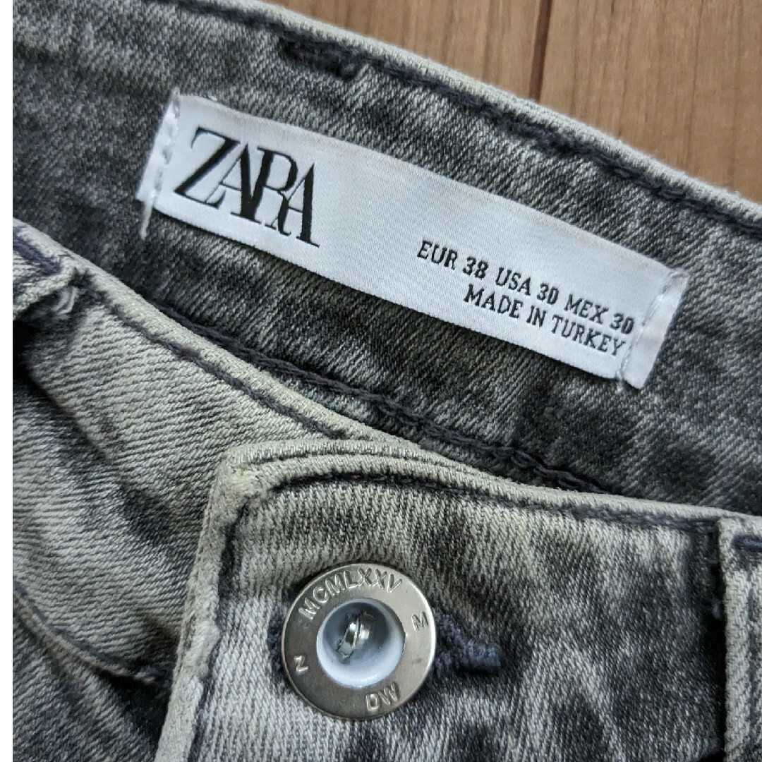 ZARA - ZARA ダメージデニム 38の通販 by ほのてぃー's shop｜ザラなら