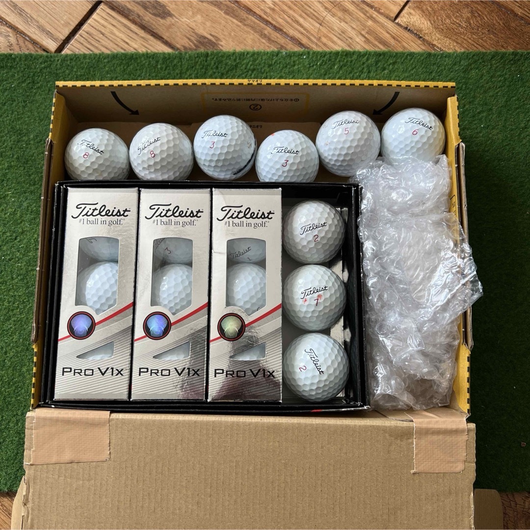 Titleist - 【新品９球 B＋ランク・ロストボール9球 バラ売不可