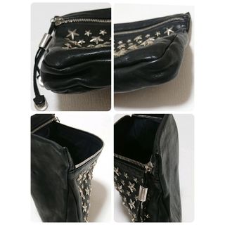 JIMMY CHOO - 【美品】ジミーチュウ スター スタッズ ラムレザー