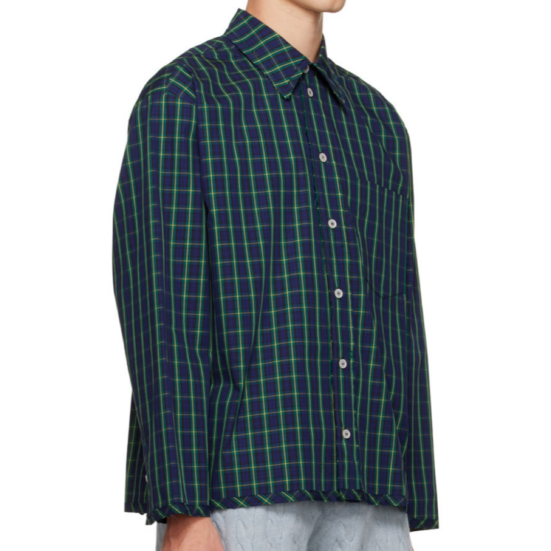 meryll rogge メリルロッゲ 23aw チェックシャツ