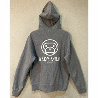 アベイシングエイプ(A BATHING APE)の＊ A BATHING APE BABY MILO ダブルジップ パーカー L(パーカー)