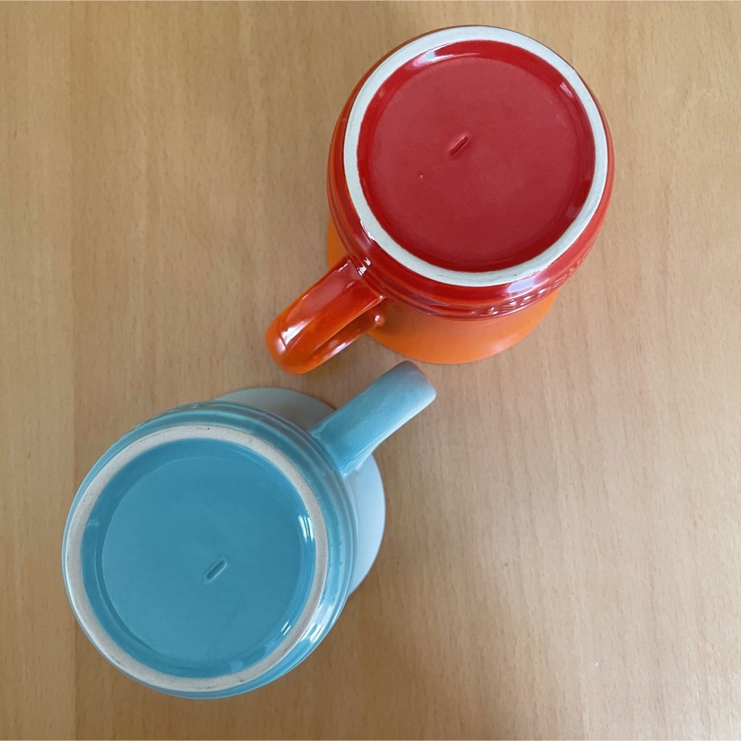 LE CREUSET(ルクルーゼ)の値下げしました！マグカップ　2個セット エンタメ/ホビーのエンタメ その他(その他)の商品写真