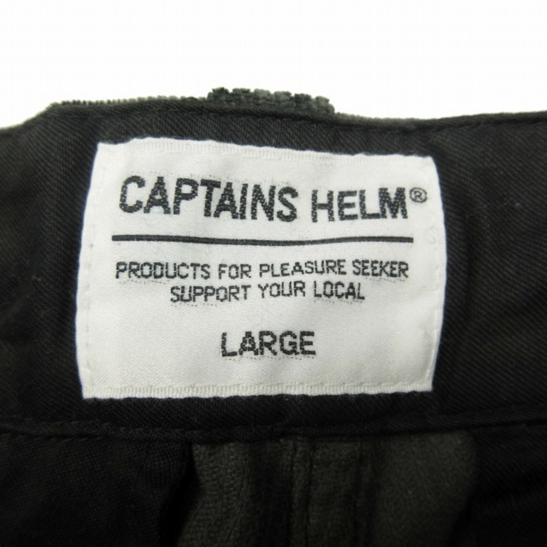 CAPTAINS HELMレオパード柄コーデュロイパンツ