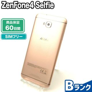 ゼンフォン(ZenFone)のSIMフリー ZenFone4 Selfie ZD553KL サンライトゴールド SIMフリー Bランク 本体【ReYuuストア】(スマートフォン本体)