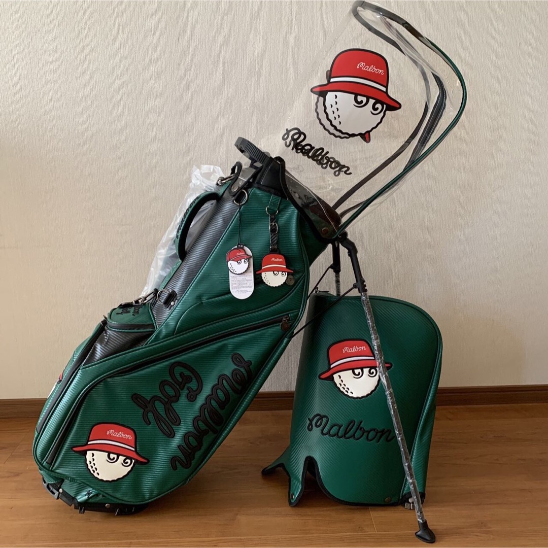 SUZU様専用【新品】マルボン ゴルフ Malbon Golf キャディバッグの通販