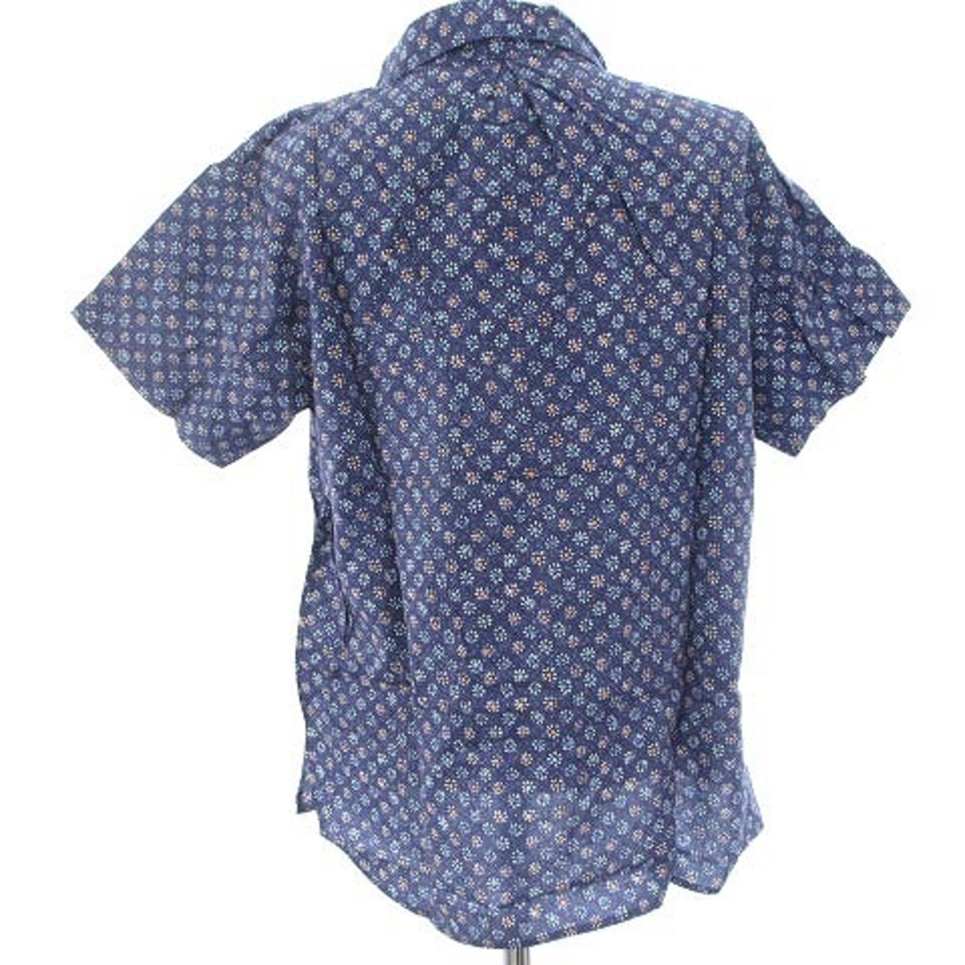 McGREGOR(マックレガー)のマックレガー マクレガー レインスプーナー シャツ ブラウス 半袖 ネイビー M レディースのトップス(シャツ/ブラウス(半袖/袖なし))の商品写真