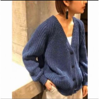 ロク(6 (ROKU))のBATONER x 6(ROKU) INDIGO COLOR CARDIGAN(カーディガン)