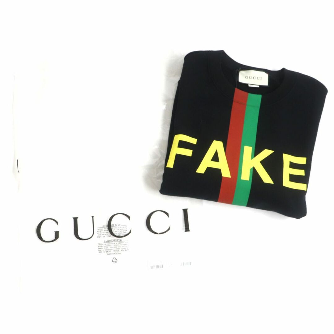 Gucci - 未使用品▽GUCCI グッチ 635847 FAKE NOT ウェブライン