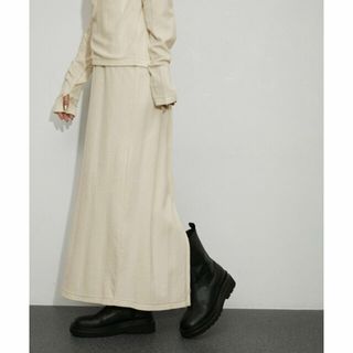 アダムエロぺファム(ADAM ET ROPE' FEMME)の【オフホワイト（15）】【Miller for ADAM ET ROPE'】別注 ベロア SKIRT(ロングスカート)