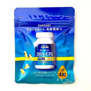 サントリー(サントリー)の【新品未開封】サントリーDHA&EPA セサミンEX オリザプラス 120粒(ダイエット食品)