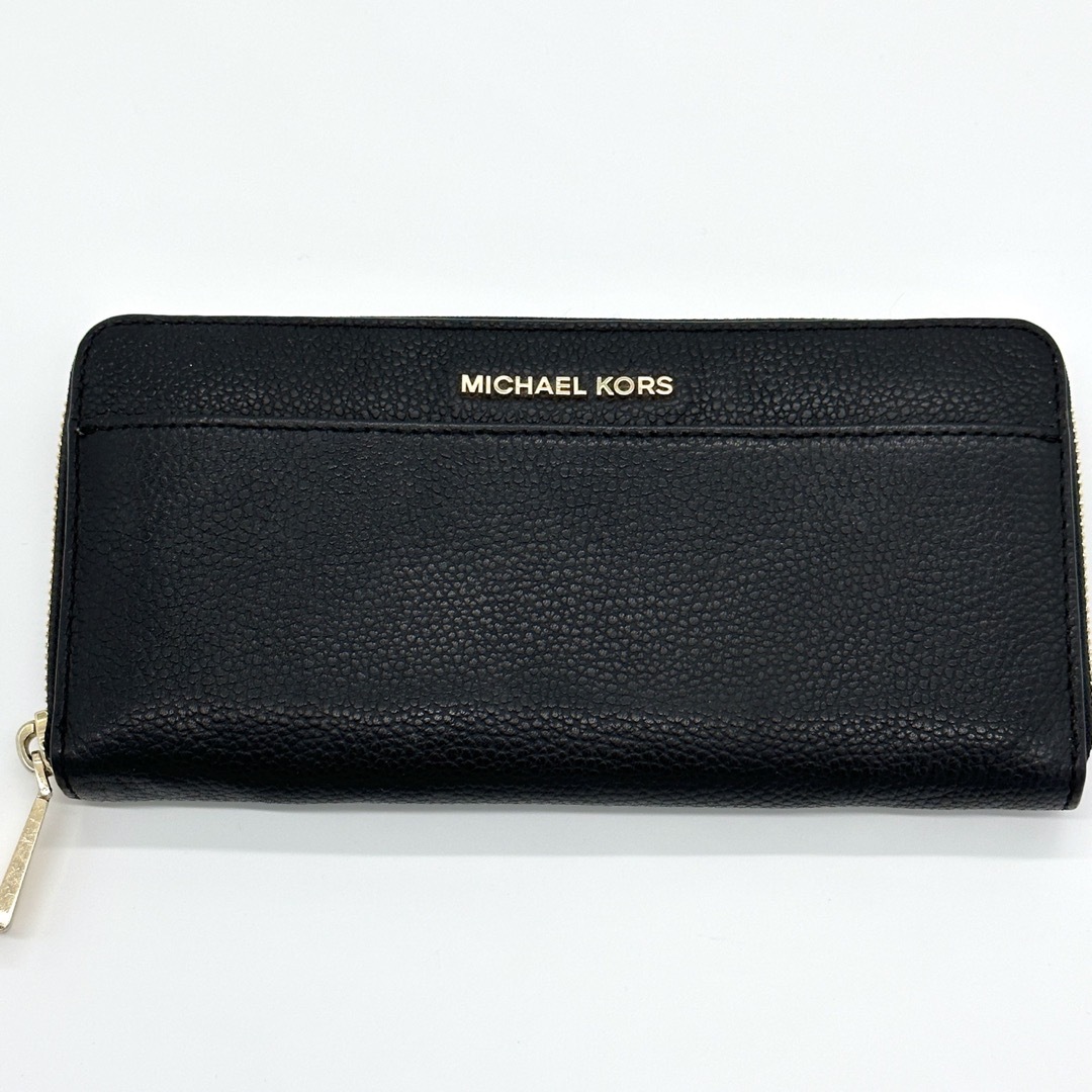 Michael Kors(マイケルコース)のMICHAEL KORS マイケルコース ラウンドファスナー 長財布 ブラック レディースのファッション小物(財布)の商品写真